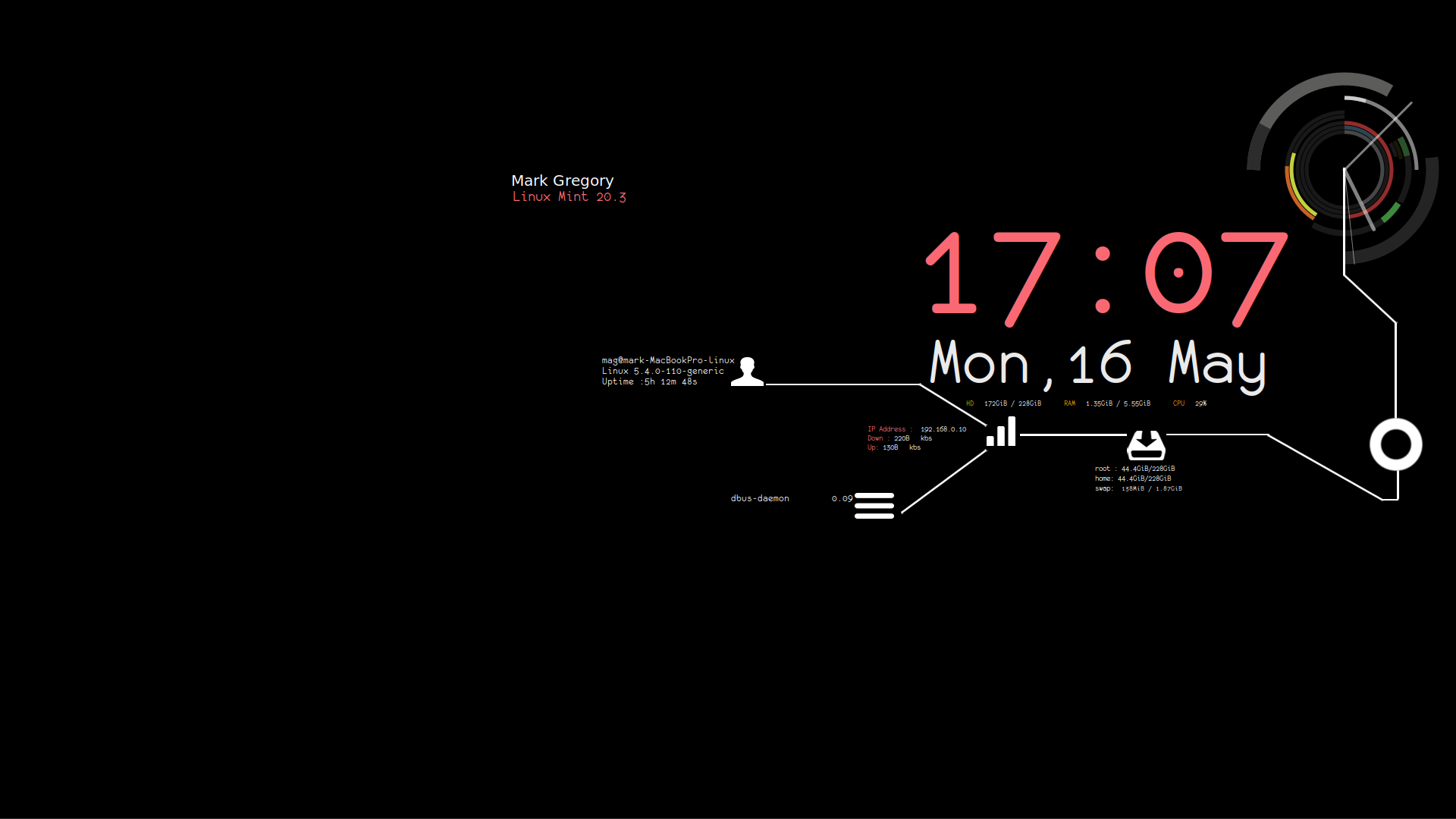 Infinity Theme for Conky